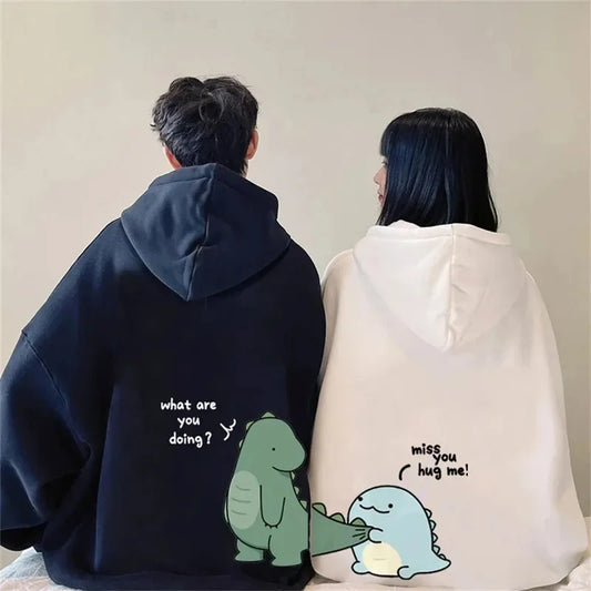 Cute Paired Dinosaur Hoodies 🦖