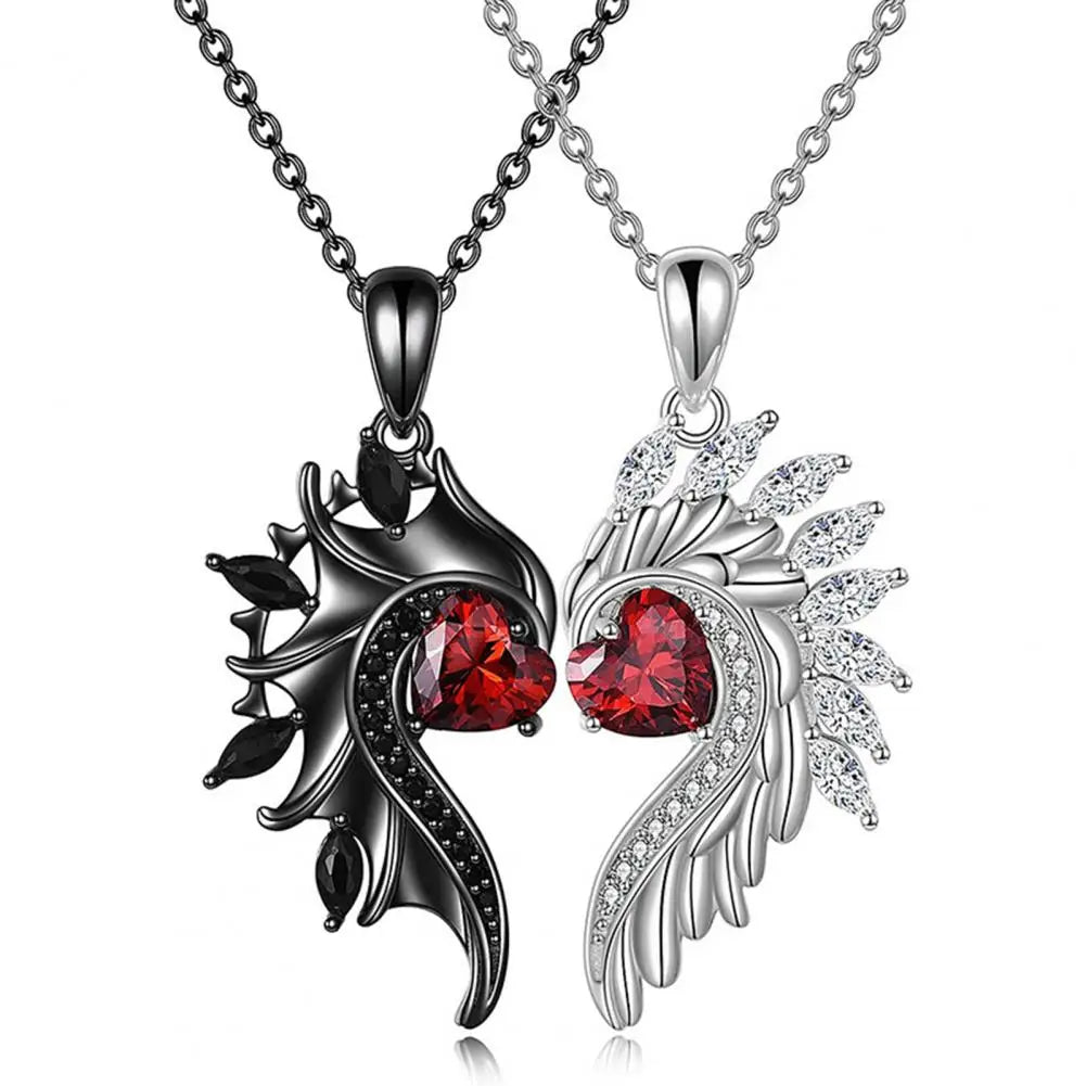 Demon & Angel Paired Necklace😻