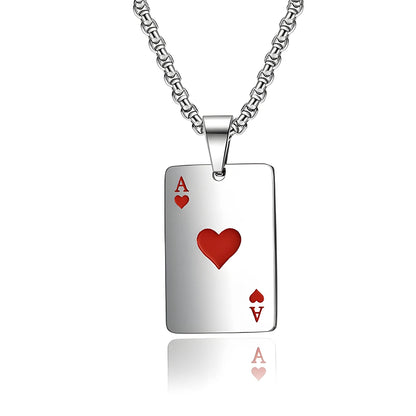 Paired card pendant ♥️♠️