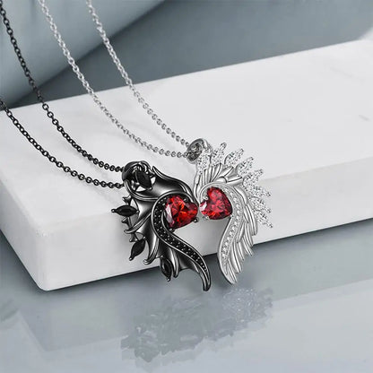 Demon & Angel Paired Necklace😻